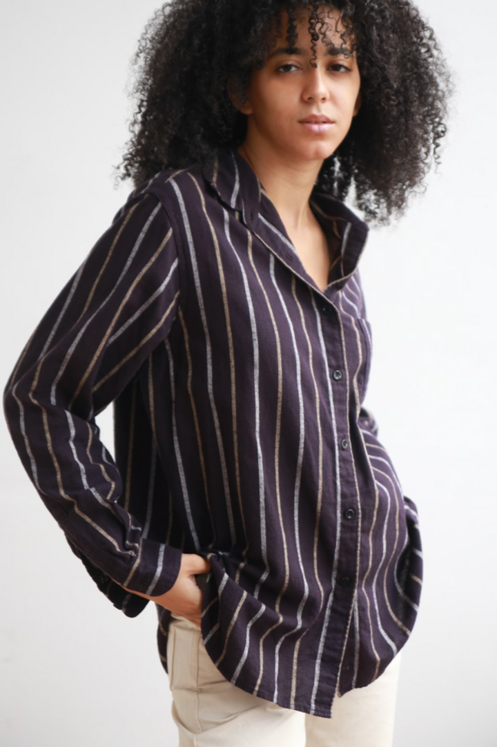 4Worn Work Shirt in Brushed Cotton (Japanese Deadstock) by 4 in Shirts & Tops