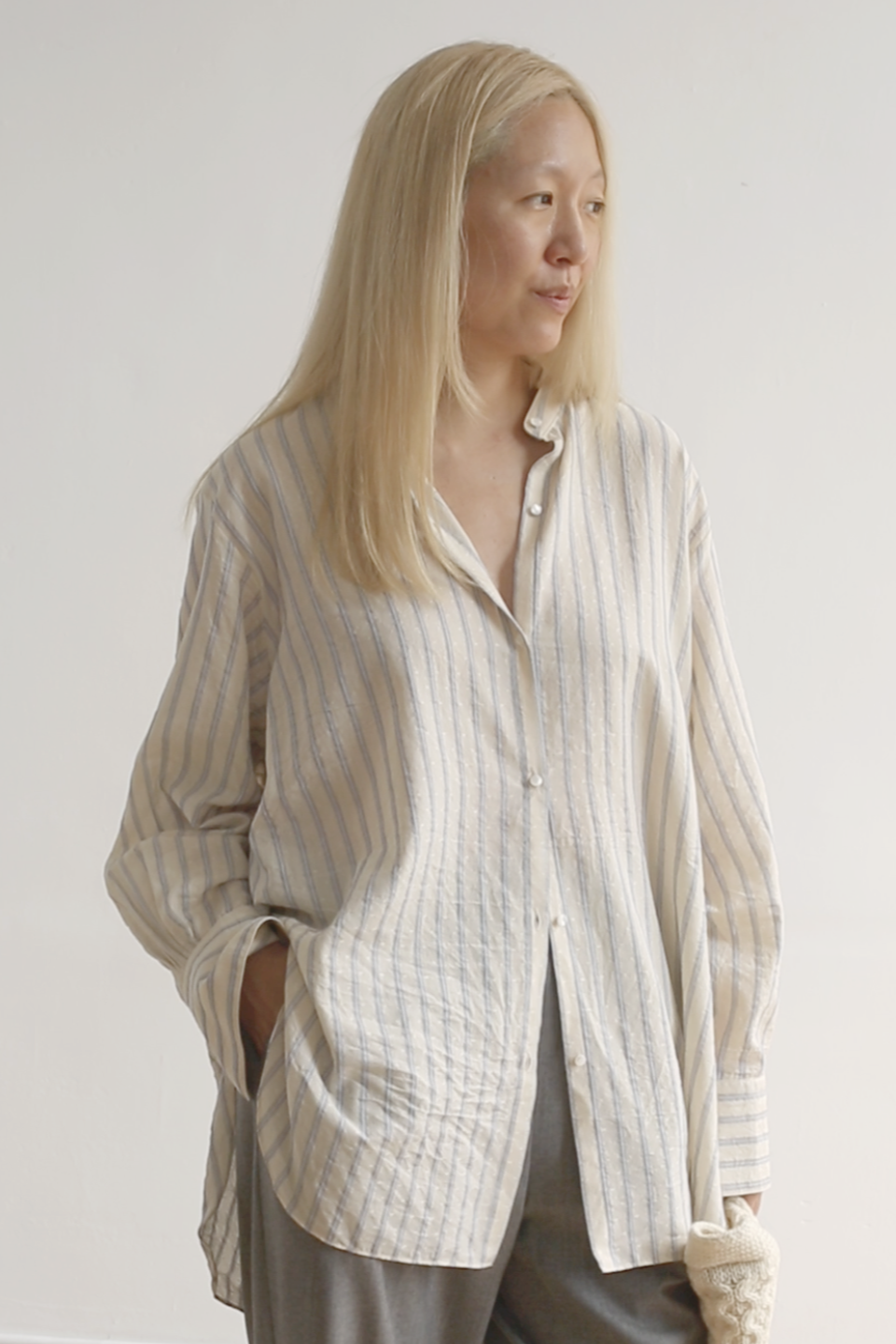 4Worn Silk Archive Shirt by 4 in Shirts & Tops