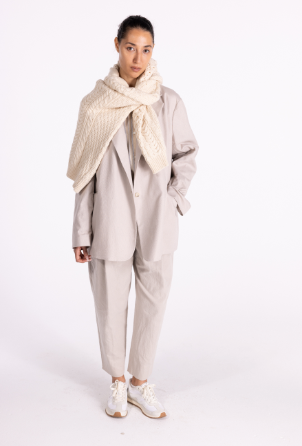 Linen + Organic Cotton Suit by 4 in