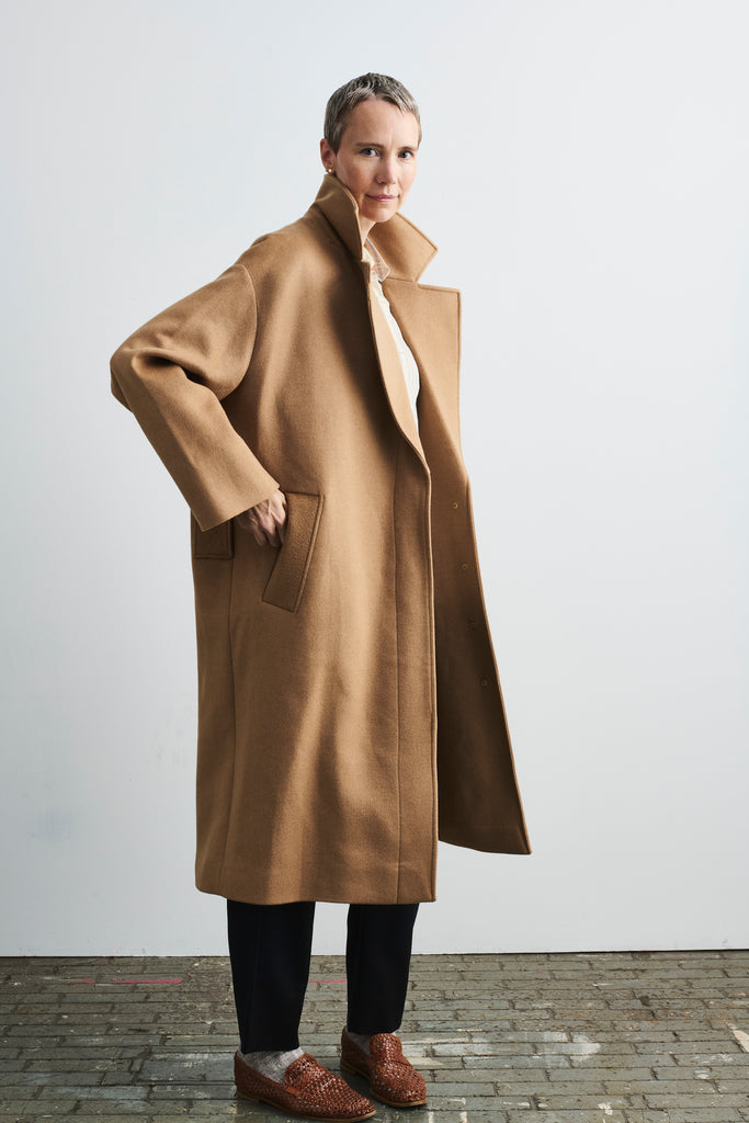 Reco！新品Selectshop K Wool 100%Overcoat 0825-FOUR-OBJECTS-OVERCOAT-