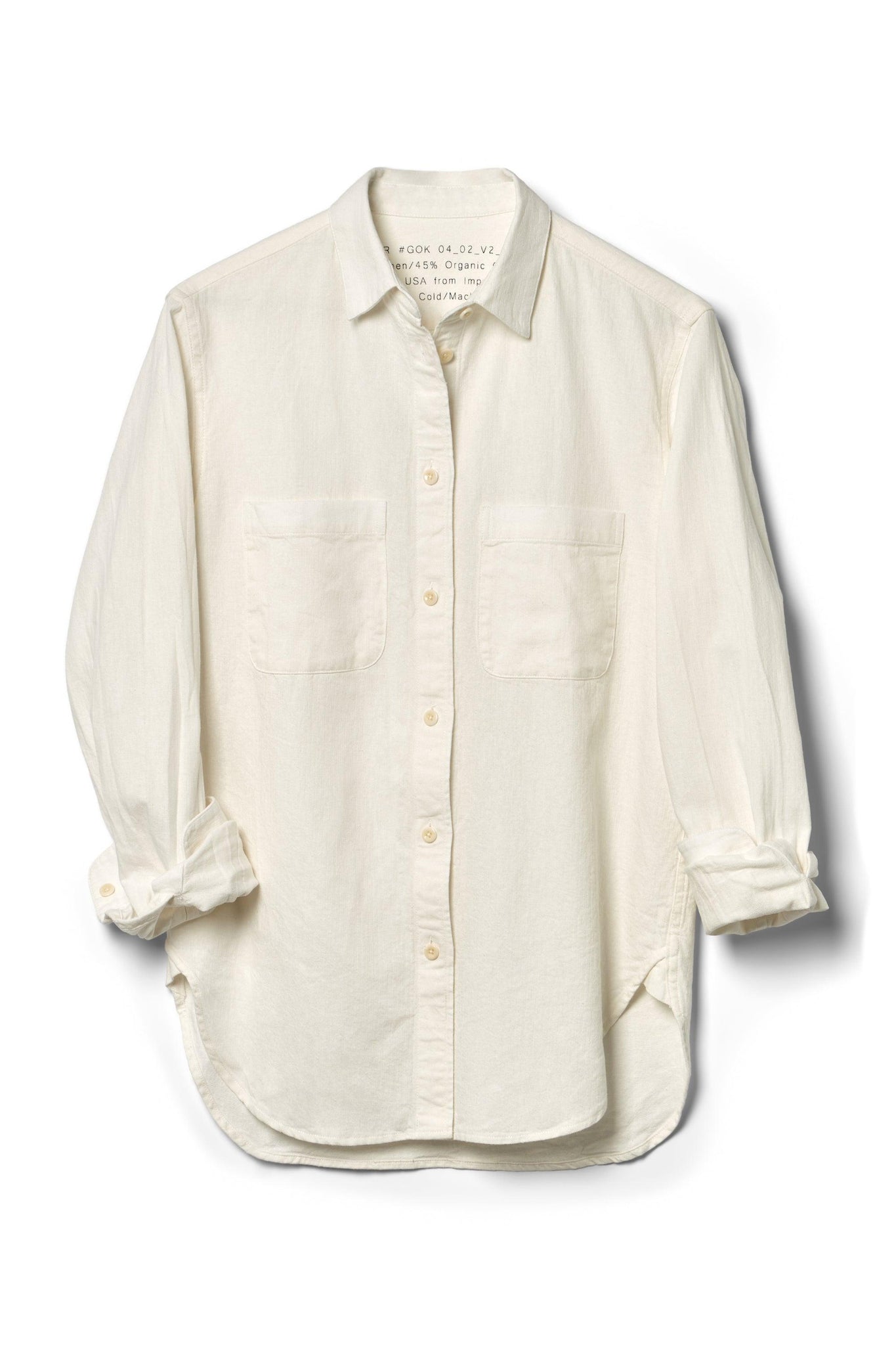 4Worn Work Shirt Linen by 4 in Shirts & Tops