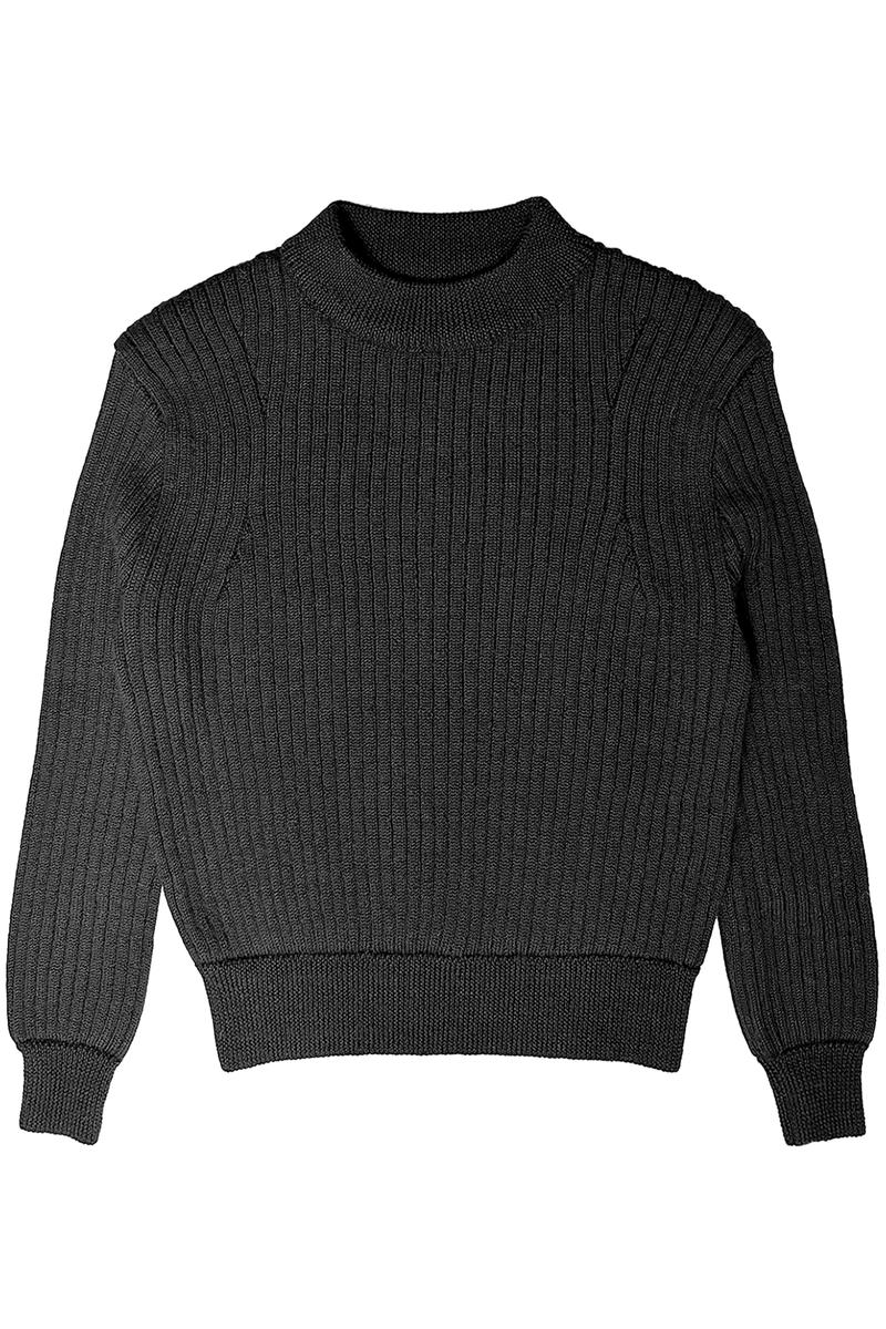 Undyed Black Alpaca Foundation Sweater – 4