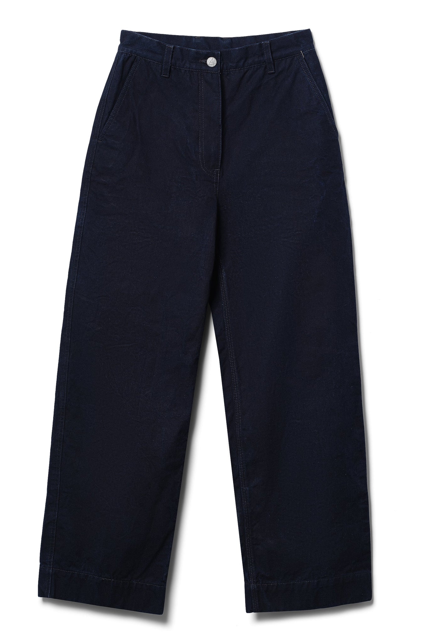 FOUR OBJECTS INDIGO UTILITY PANT FLAT FRONT