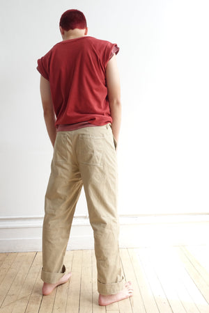 MADDER BFT OVER UTILITY PANT KHAKI BACK VIEW