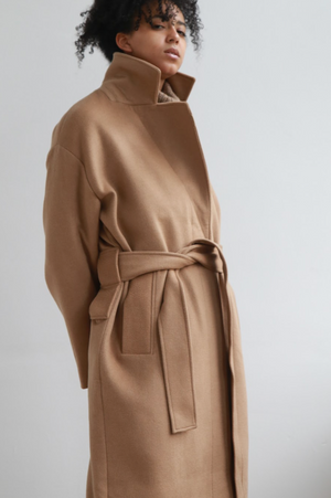 FOUR OBJECTS OVERCOAT ROBE BELTED