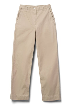 FOUR OBJECTS UNDYED UTILITY PANT FLAT FRONT