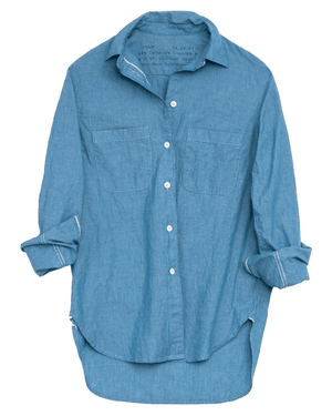 4Worn Work Shirt Chambray by 4 in Shirts & Tops