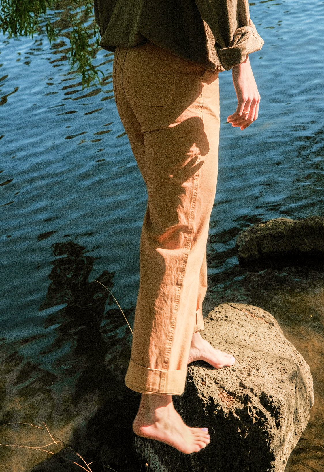 Garment Dyed Utility Pant